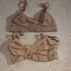 SKIMS Strong Support Seamless Bralette Pique Stitching Women's set of 2 s/m